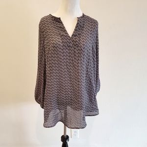 Multicolor Blouson Tunic